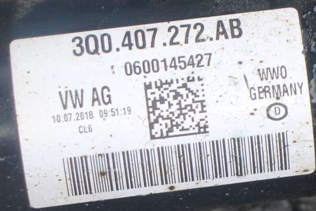 Drivaksel høyre foran, diesel/manuell til VW Caddy 2015-2020 (Type III, Fase 3)  (VAG|3Q0 407 272 AB|)