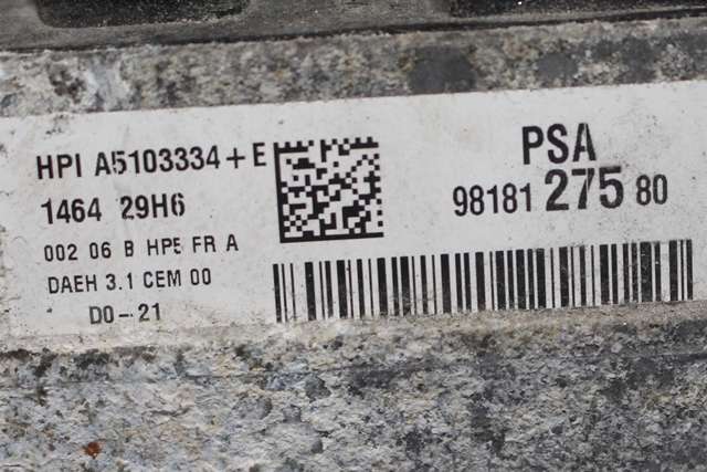 Servo pumpe elektrisk til Peugeot Expert 2016-->> (Type III)  (PEUGEOT|98 181275 80|)