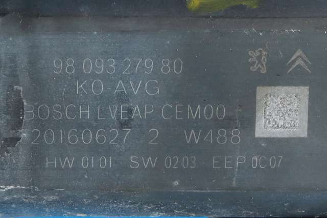 Ruteheis venstre foran til Peugeot Expert 2016-->> (Type III)  (PEUGEOT|98 093279 80|)