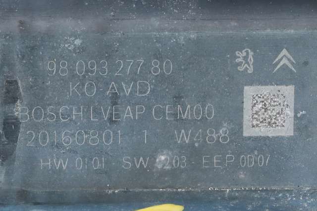 Ruteheis høyre foran til Peugeot Expert 2016-->> (Type III)  (PEUGEOT|98 093277 80|)