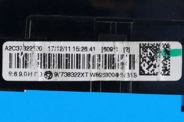 Varmeapparat betjening til Peugeot 3008 2009-2016 (Type I)  (PEUGEOT|96 738322 XT|)