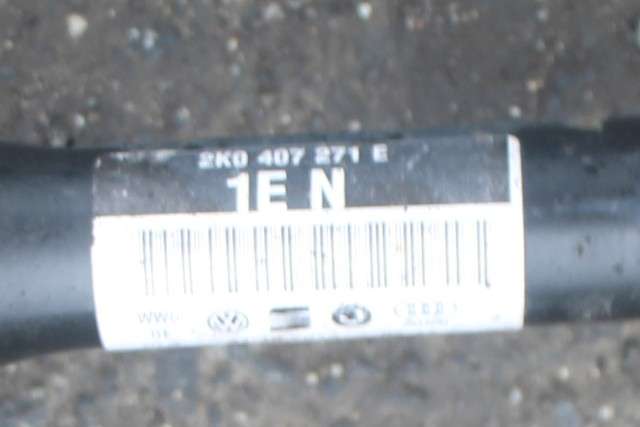 Drivaksel venstre foran, diesel/manuell til VW Caddy 2010-2015 (Type III, Fase 2)  (VAG|2K0 407 271 E|)