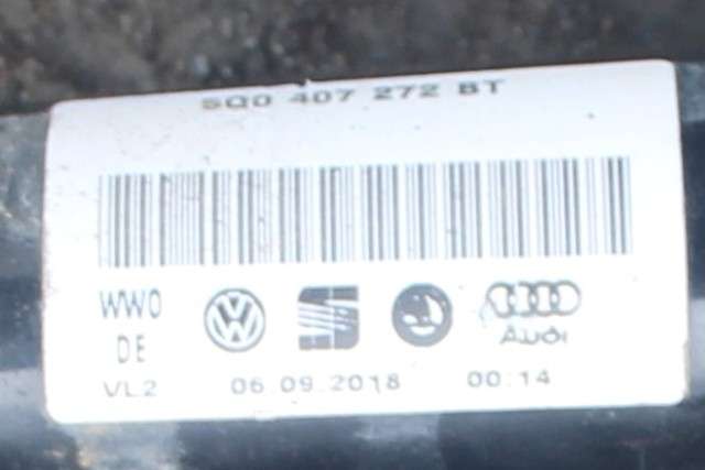 Drivaksel høyre foran, diesel/automat til VW Caddy 2015-2020 (Type III, Fase 3) (VAG|5Q0 407 272 BT|)
