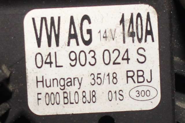Dynamo diesel til VW Caddy 2015-2020 (Type III, Fase 3) (VAG|04L 903 024 S|)
