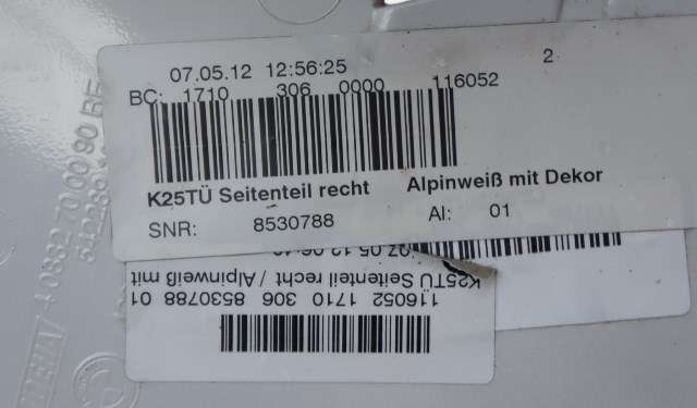 MC, Kåpe, høyre til MC BMW R1200 GS 2004-2012 (Dual Sport) (Dual Sport) 