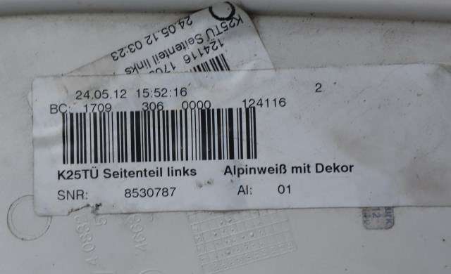 MC, Kåpe, venstre til MC BMW R1200 GS 2004-2012 (Dual Sport) (Dual Sport)