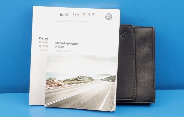 Instruksjonsbok til VW e-Golf 2017-2020 (Fase 2)