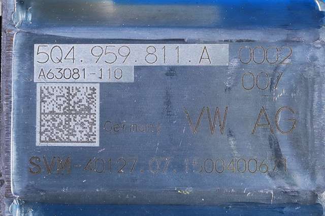 Ruteheis, kun motor, venstre bak til VW Golf VII 2012-2017 (Fase 1) (VAG|5Q4 959 811 A|)