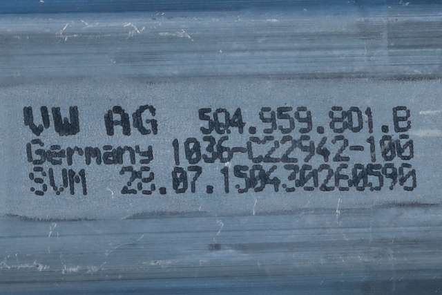 Ruteheis, kun motor, venstre foran til VW Golf VII 2012-2017 (Fase 1)  (VAG|5Q4 959 801 B|)