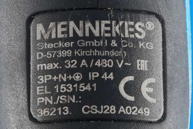 Batterilader kabel til Tesla Model 3 2018-2023 (Fase 1)  (MENNEKES|36213|)