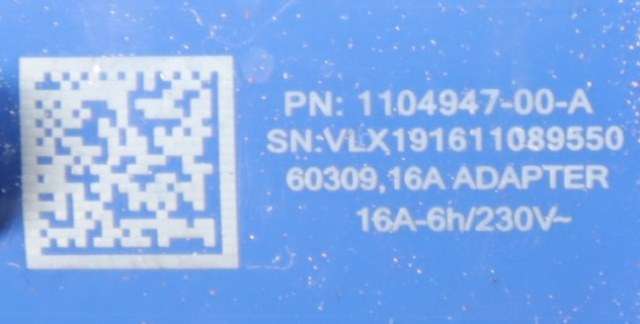 Batterilader kabel adapter til Tesla Model 3 2018-2023 (Fase 1) (TESLA|1104947-00-A|)