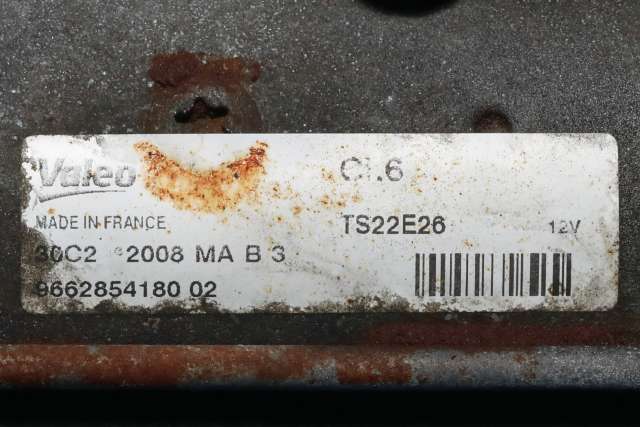 Starter diesel til Peugeot 3008 2009-2016 (Type I)  (VALEO|TS22E26|96 628541 80|)