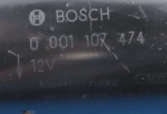 Starter diesel til Mopedbil Ligier JS50 2015-2024 (Type I)  (BOSCH|0 001 107 474|)
