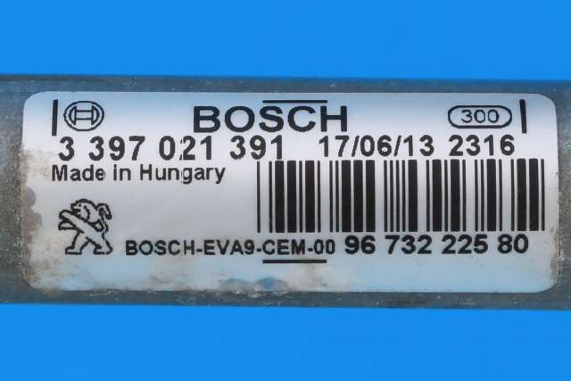 Viskermotor frontrute komplett m/overføring til Peugeot 208 2012-2019 (Type I) (PEUGEOT|96 732225 80|0 390 241 540|)