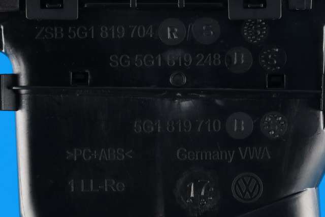 Dashbord friskluftdyse høyre til VW e-Golf 2017-2020 (Fase 2)