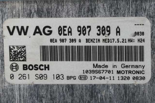 Styreenhet motor til VW e-Golf 2017-2020 (Fase 2)  (BOSCH|0 261 S09 103|0EA 907 309 A|)