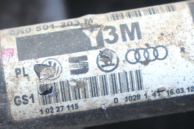 Drivaksel venstre bak, diesel/automat til Audi A4, Allroad 2009-2016 (Type I) (B8) (B8) (VAG|8K0 501 203 M|)