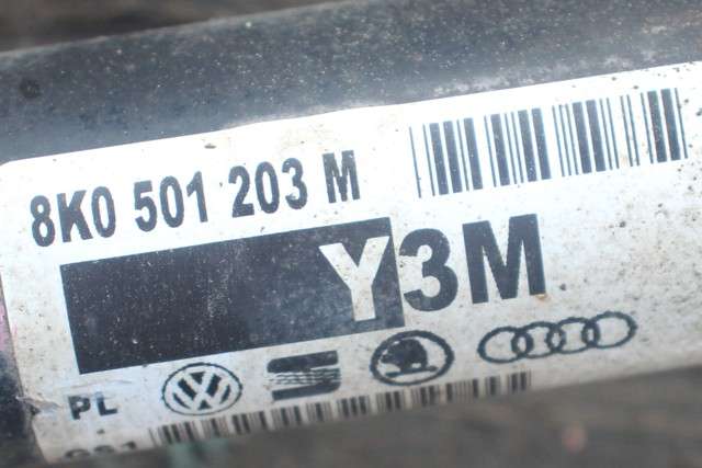 Drivaksel høyre bak, diesel/automat til Audi A4, Allroad 2009-2016 (Type I) (B8) (B8) (VAG|8K0 501 203 M|)