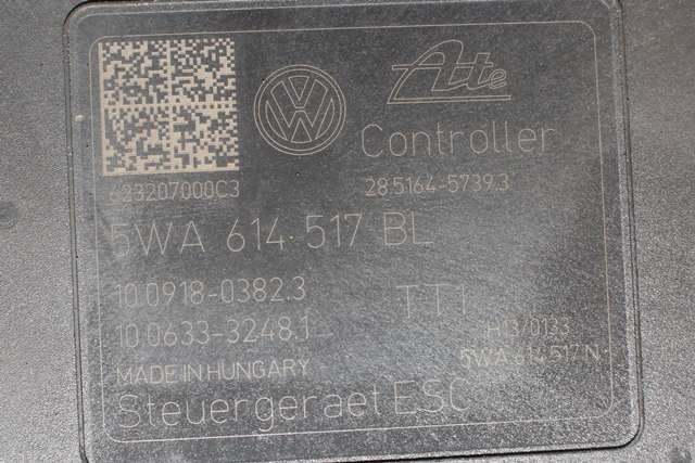 ABS sentral til VW Caddy 2020-->> (Type IV) (VAG|5WA 614 517 BL|)