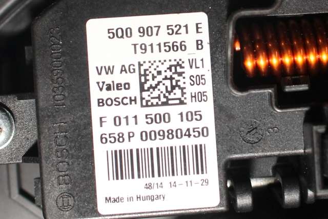Varmeapparat motor til VW Golf VII 2012-2017 (Fase 1)  (VAG|5Q1 819 021 B|5Q0 907 521 E|)