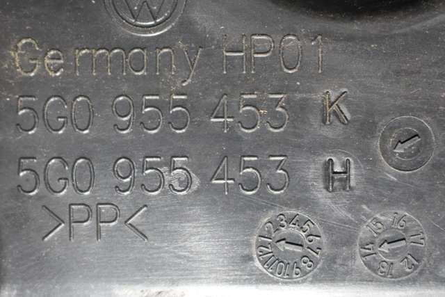 Spylertank foran til VW Golf VII 2012-2017 (Fase 1)  (VAG|5G0 955 453 H|)