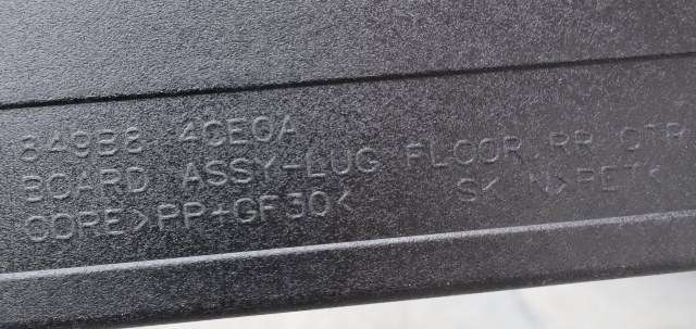 Bagasjerom teppe/gulvplate til Nissan X-Trail 2014-2022 (T32) (T32) (NISSAN|849B8-4CE0A|)
