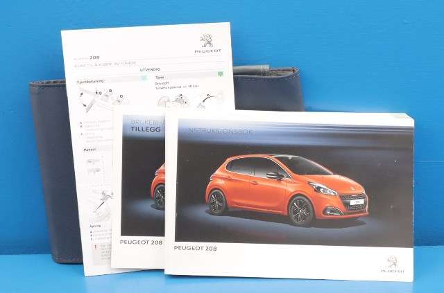 Instruksjonsbok til Peugeot 208 2012-2019 (Type I)