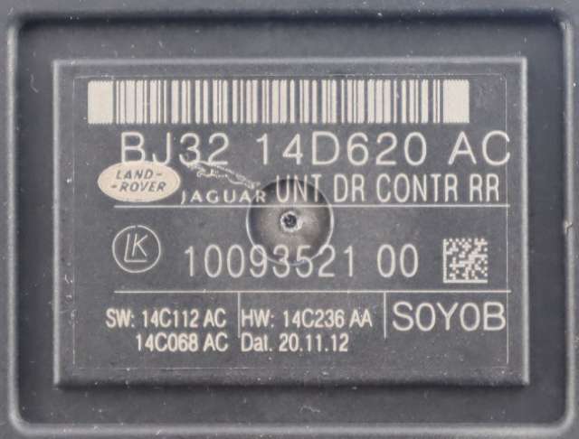 Styreenhet dør venstre bak til Land Rover Range Rover, Evoque 2011-2019 (Type I)  (LAND ROVER|BJ32-14D620-AC|)