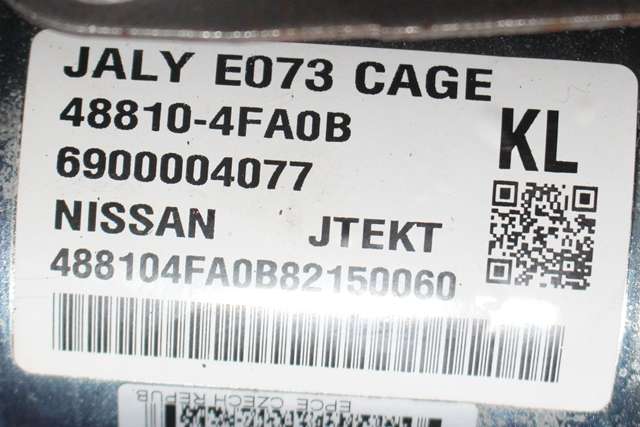 Rattaksel elektrisk servo til Nissan E-NV200 2014-->> (JTEKT|6900004077|48810-4FA0B|)
