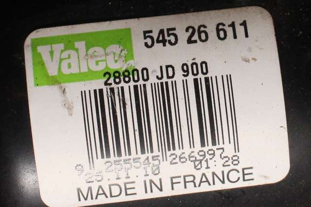 Viskermotor frontrute komplett m/overføring til Nissan Qashqai 2010-2014 (Type I, Fase 2)  (VALEO|545 26 611|28800-JD900|)