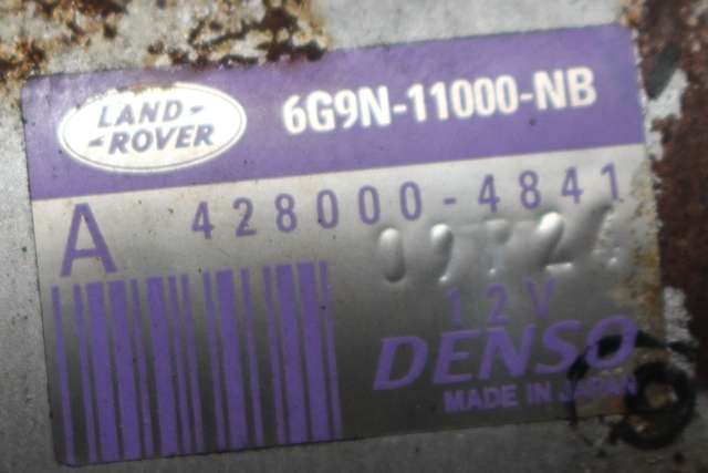 Starter diesel til Land Rover Range Rover, Evoque 2011-2019 (Type I)  (DENSO|428000-4841|6G9N-11000-NB|)