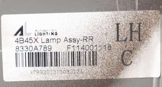Baklykt venstre ytre til Mitsubishi Outlander 2012-2015 (Type III, Fase 1) (8330A789|)