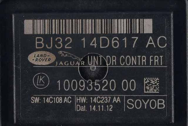 Styreenhet dør høyre foran til Land Rover Range Rover, Evoque 2011-2019 (Type I) (LAND ROVER|BJ32-14D617-AC|)