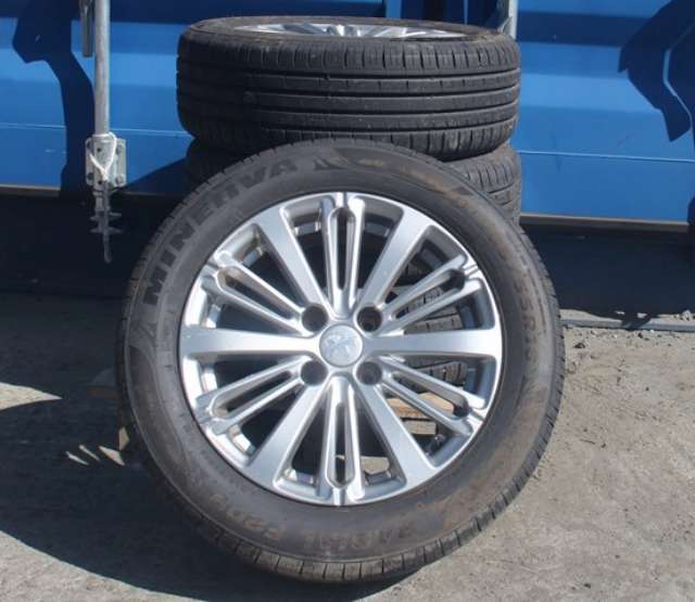 Hjulsett aluminium sommer til Peugeot 208, 2012-2019 (Type I)  (205 X 55 R 16")