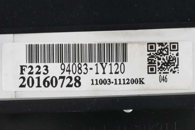 Instrumentpanel til Kia Picanto 2011-2017 (Type II)  (KIA|94083-1Y120|)
