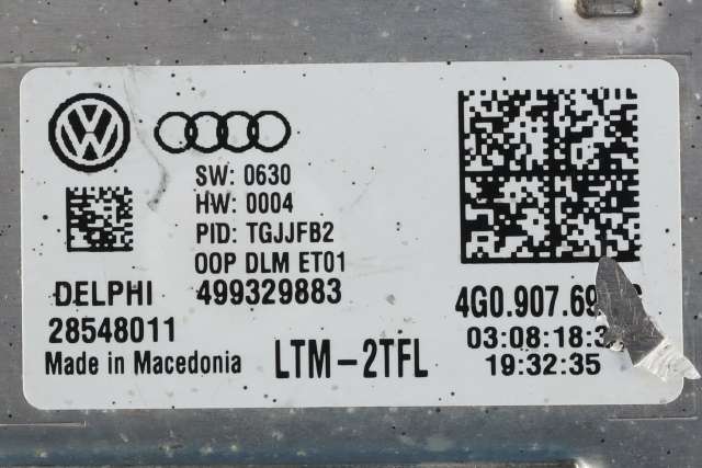 Styreenhet xenon/ballast til VW Caddy 2015-2020 (Type III, Fase 3)  (DELPHI|28548011|4G0 907 697 G|)