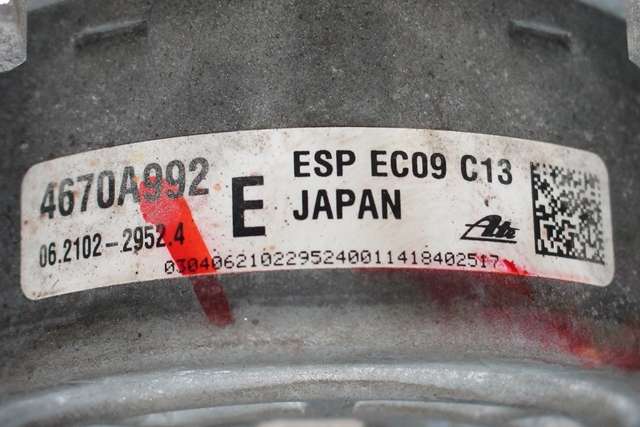 ABS sentral til Mitsubishi Outlander 2012-2015 (Type III, Fase 1)  (MITSUBISHI|4670A992|)