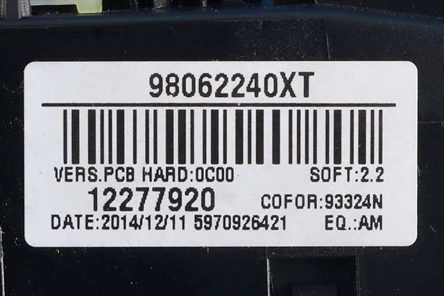 Bryter combi til Peugeot Partner 2008-2015 (Type II, Fase 1)  (98 062240 XT|)