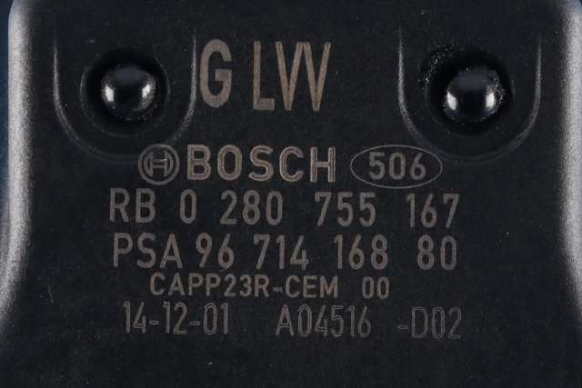 Pedal gass til Peugeot Partner 2008-2015 (Type II, Fase 1)  (BOSCH|0 280 755 167|96 714168 80|)