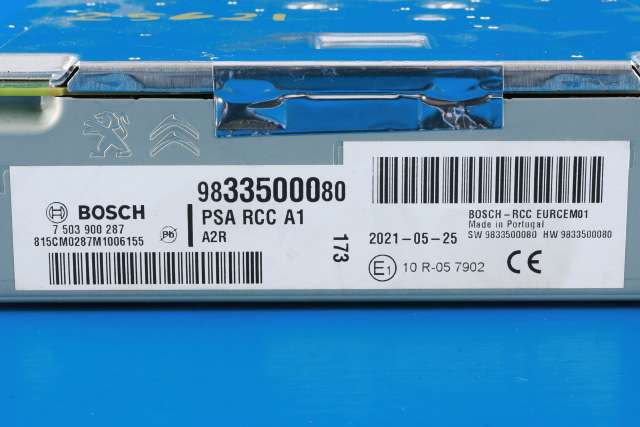 Bilstereo navigasjon til Peugeot Partner 2019-->> (Type III) (PEUGEOT|98 335000 80|)