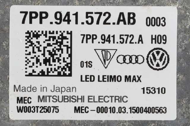 Styreenhet LED til VW Passat 2015-2019 (Fase 1) (B8) (B8) (VAG|7PP 941 572 AB|)