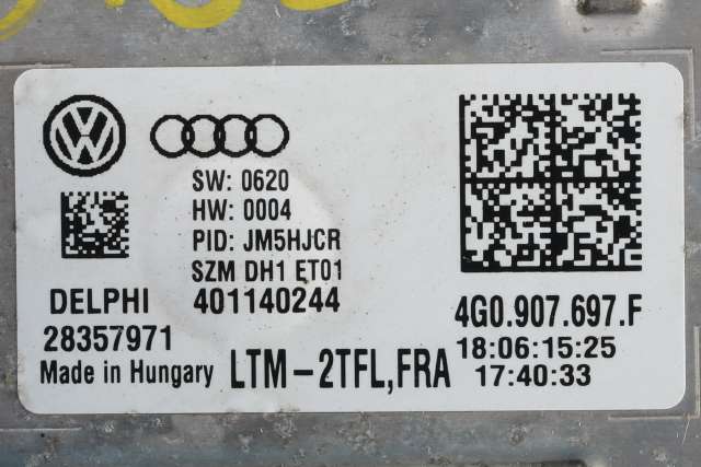 Styreenhet lys (LCM - Light Control Module) til VW Passat 2015-2019 (Fase 1) (B8) (B8) (VAG|4G0 907 697 F|)