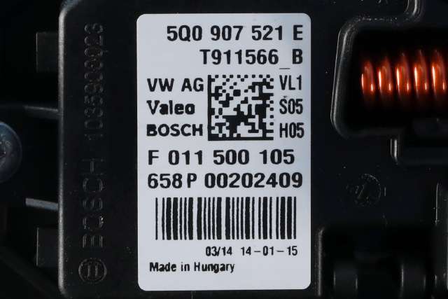Varmeapparat motor til VW Golf VII 2012-2017 (Fase 1)  (VAG|5Q1 819 021 B|5Q0|)