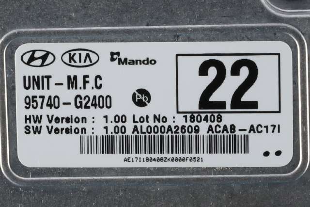 Parkeringskamera foran til Hyundai Ioniq Hybrid 2016-2019 (Fase 1)  (95740-G2400|)