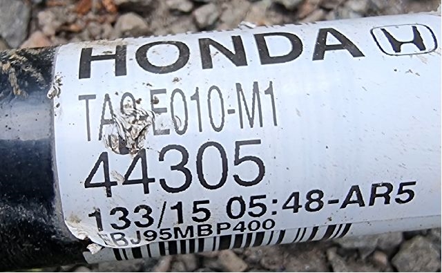 Drivaksel høyre foran til Honda Civic 2012-2015 (Type IX, Fase 1)  (HONDA|133/15 05:48-AR5|TA9E010-M1 44305|EBJ95MBP400)
