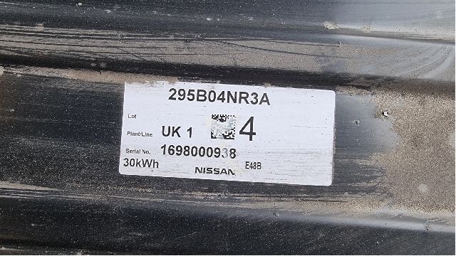 Batteripakke elbil til Nissan Leaf 2011-2017 (Type I)  (NISSAN|1698000938 E48B|295B04NR3A UK 1 4|)