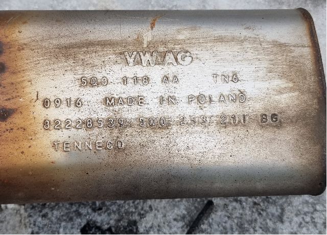 Eksos bakre til VW Passat 2015-2019 (Fase 1) (B8) (B8) (VOLKSWAGEN|5Q0253211BG|3Q5253611AB|)