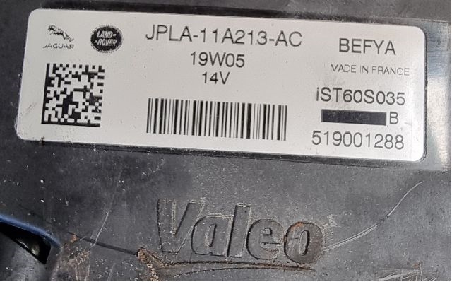 Dynamo til Land Rover Range Rover Sport 2013-->>  (LAND-ROVER|JPLA-11A213-AC 19W05|VALEO IST60S035|519001288 BEFYA)