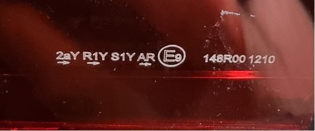 Baklykt høyre indre til BMW 3-Serie 2012-2018 (F30/F31/F34) (F30/F31/F34) (BMW|10R-06 23753|148R00 1210|)