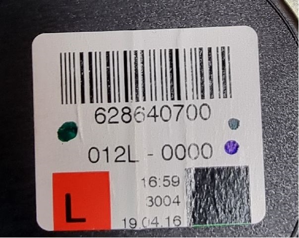 Sikkerhetsbelte foran venstre til BMW 3-Serie 2012-2018 (F30/F31/F34) (F30/F31/F34) (BMW|628640700|012L-0000 3004 L|)